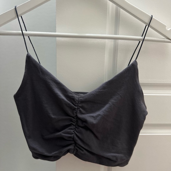 🩷3 for $20🩷Garage Tank Top Crop Top (Size Small) In Colour Dark Purple. - Picture 1 of 3